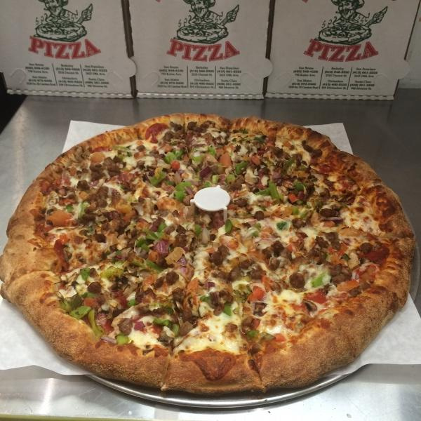 Order Seniore's Special Pizza food online from Seniores Pizza store, San Mateo on bringmethat.com