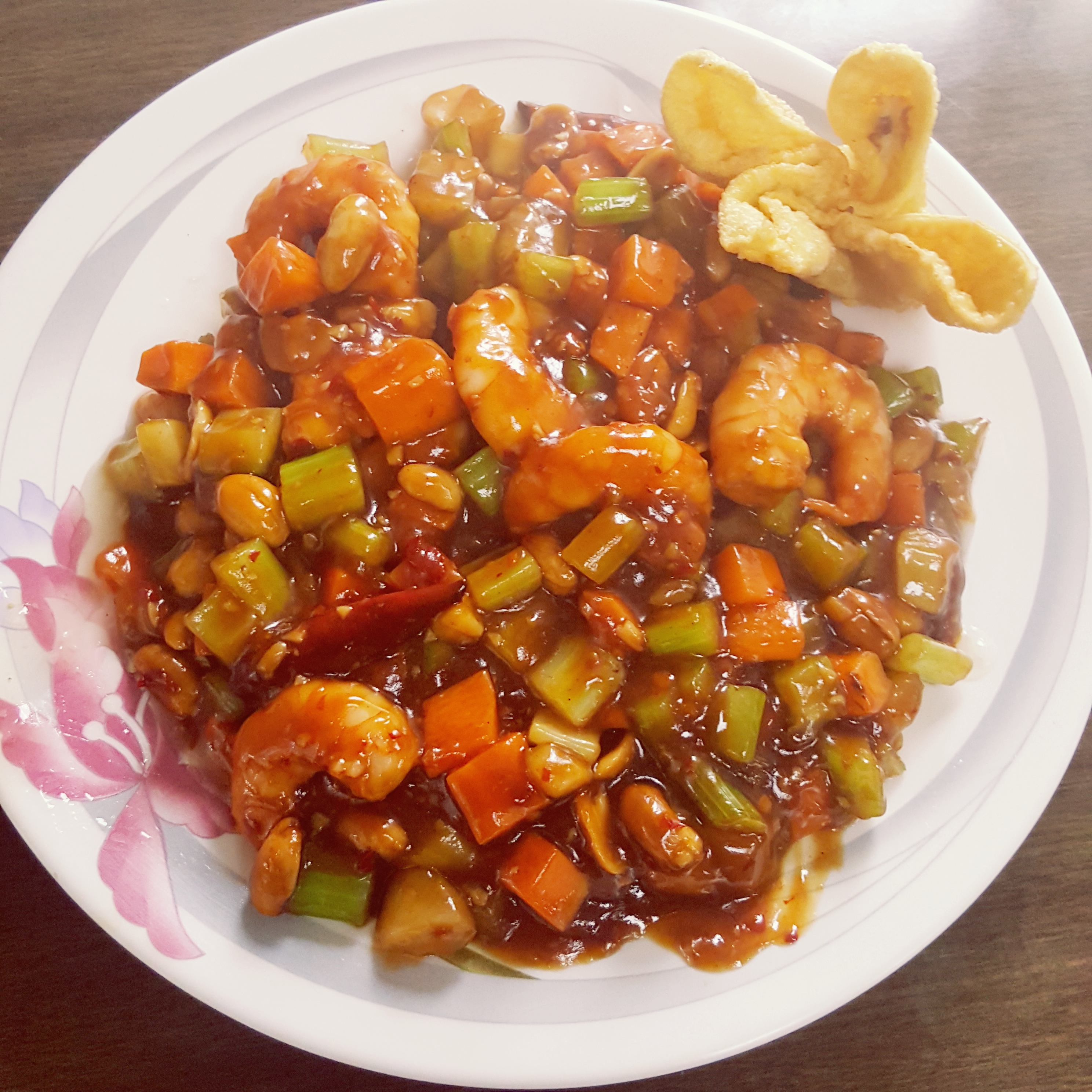 Order 51. Kung Bao Shrimp food online from China Feast store, Kansas City on bringmethat.com