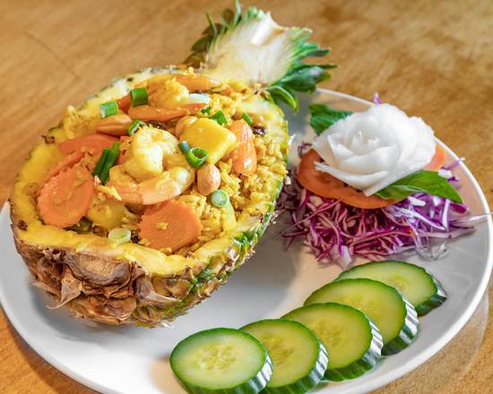 Order Pineapple Fried Rice food online from Thai & Go store, Carmel on bringmethat.com
