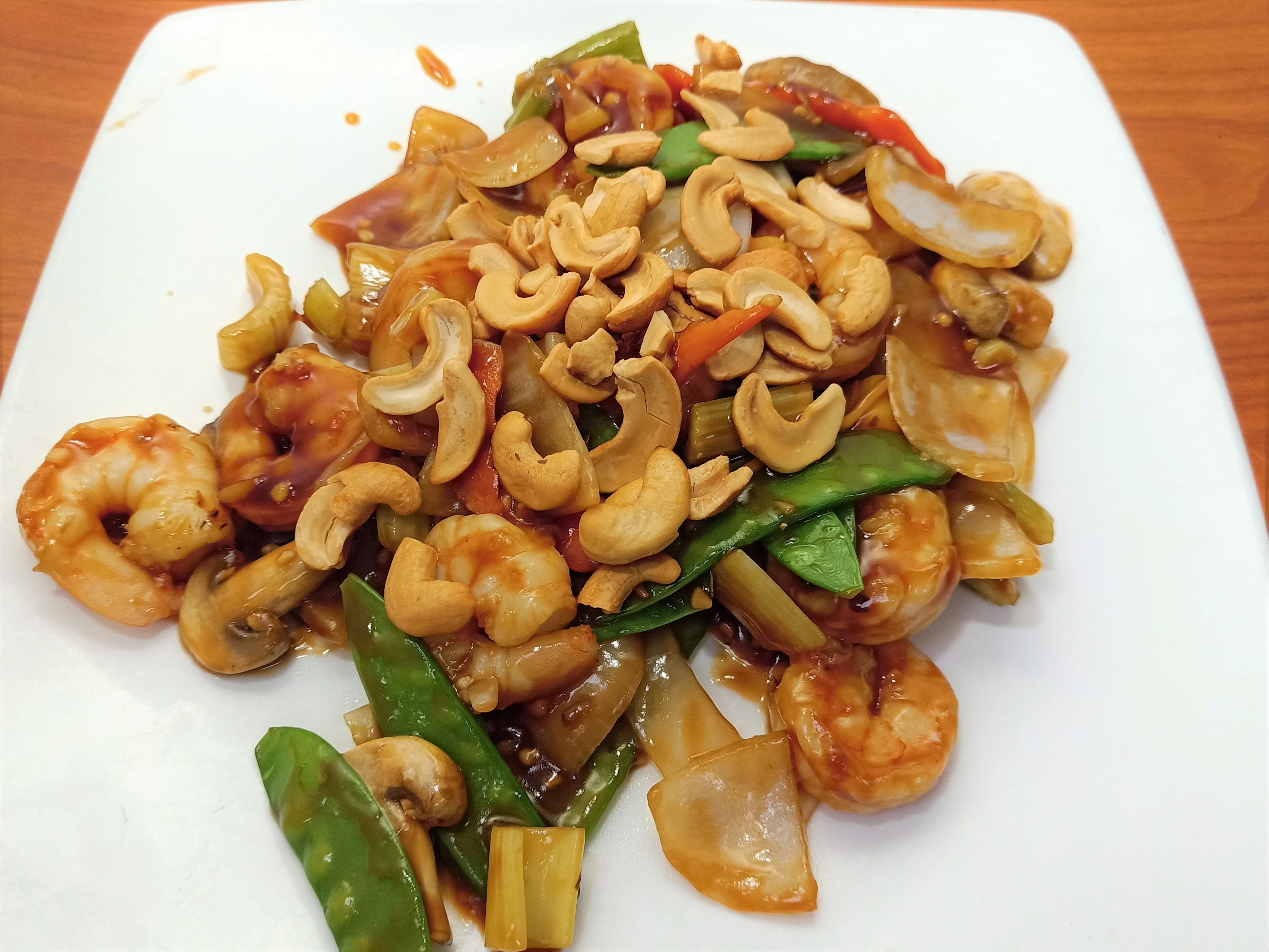 Order Shrimp with Cashew Nuts food online from Red Ginger China Bistro store, Saint Paul on bringmethat.com