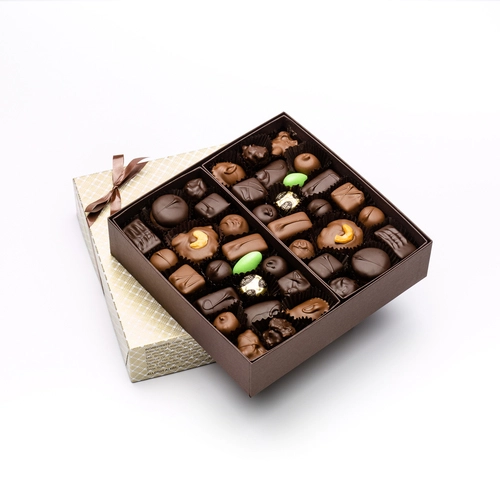 Order 2 lb box Assorted Chocolates food online from Josh Early Candies store, Bethlehem on bringmethat.com