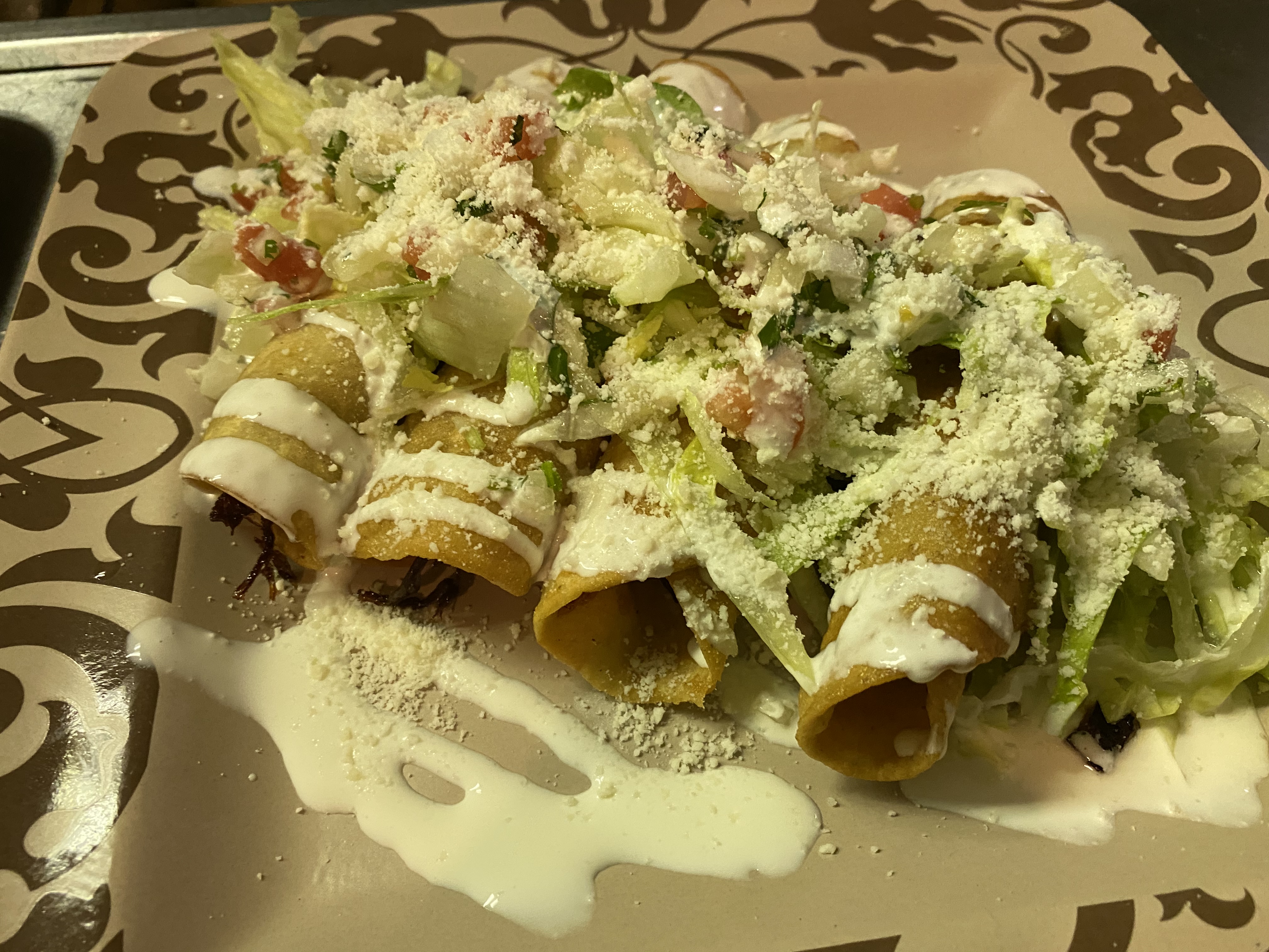 Order Flautas food online from Coco taqueria store, Sleepy Hollow on bringmethat.com