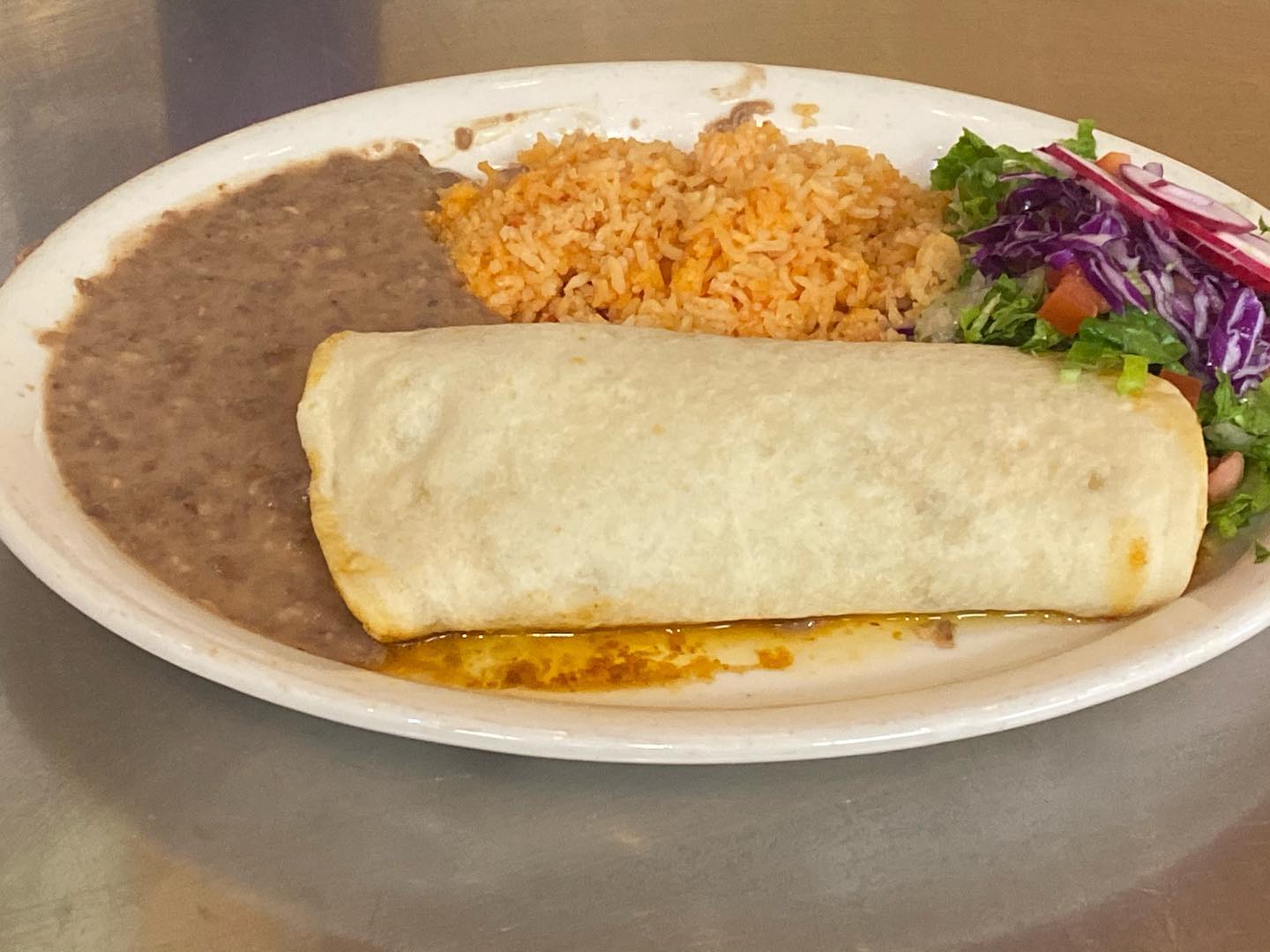 Order Breakfast Burrito food online from Maria Mexican Restaurant store, Ogden on bringmethat.com