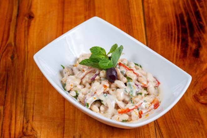 Order White Bean Salad food online from Kapadokya Mediterranean Grill store, South Brunswick on bringmethat.com