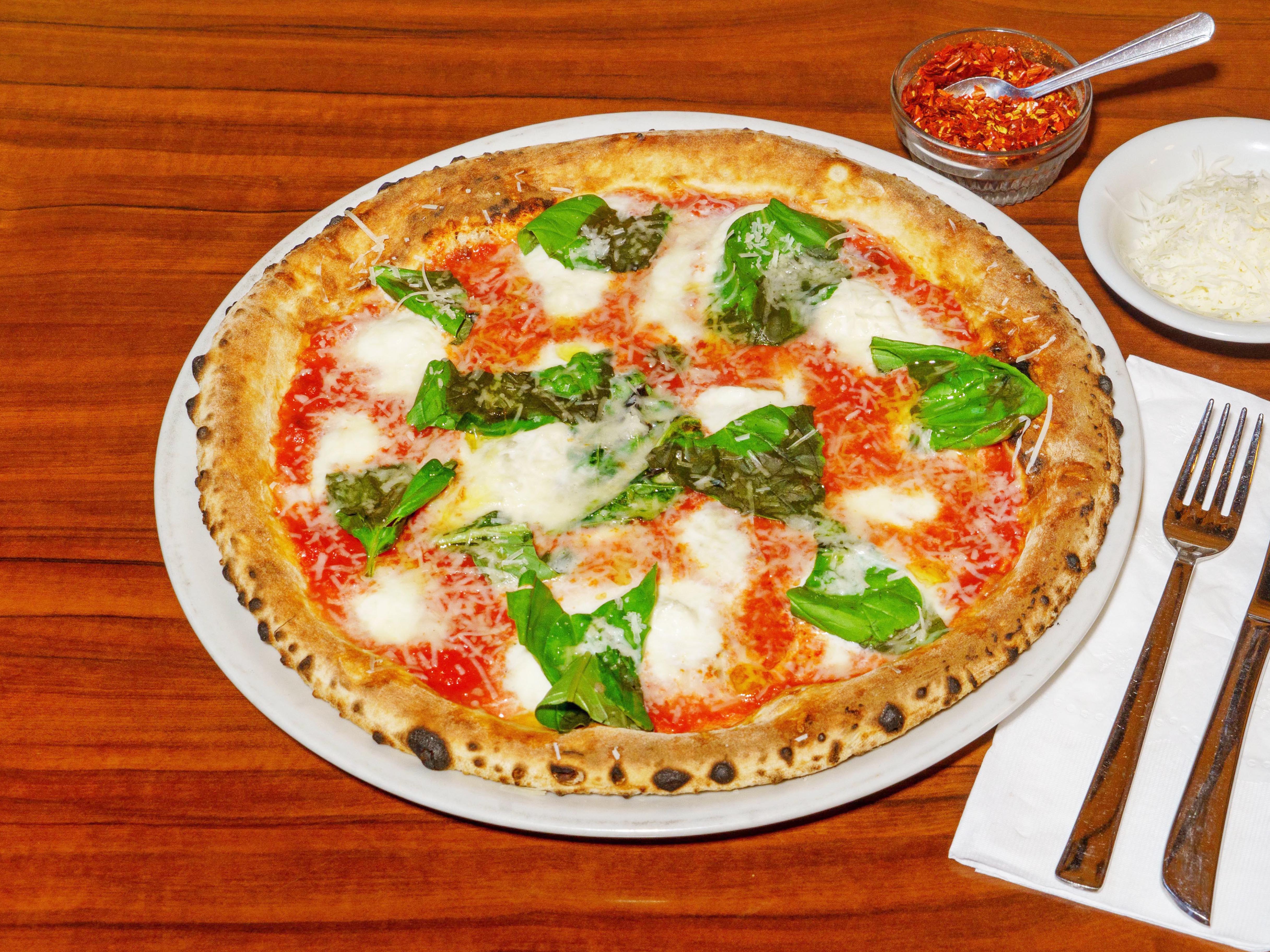 Order Margherita 22 Pizza food online from Pizzeria 22 store, Seattle on bringmethat.com