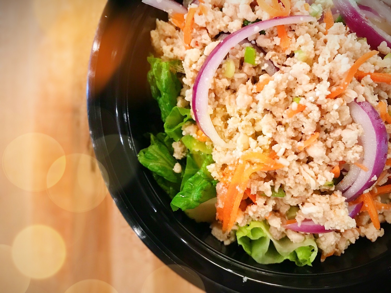 Order Larb Salad food online from Bangkok Cafe store, Fredericksburg on bringmethat.com