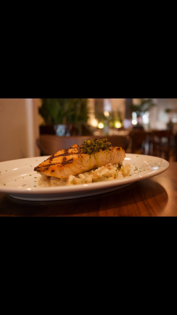 Order Grilled Salmon food online from Siena Cafe store, New York on bringmethat.com