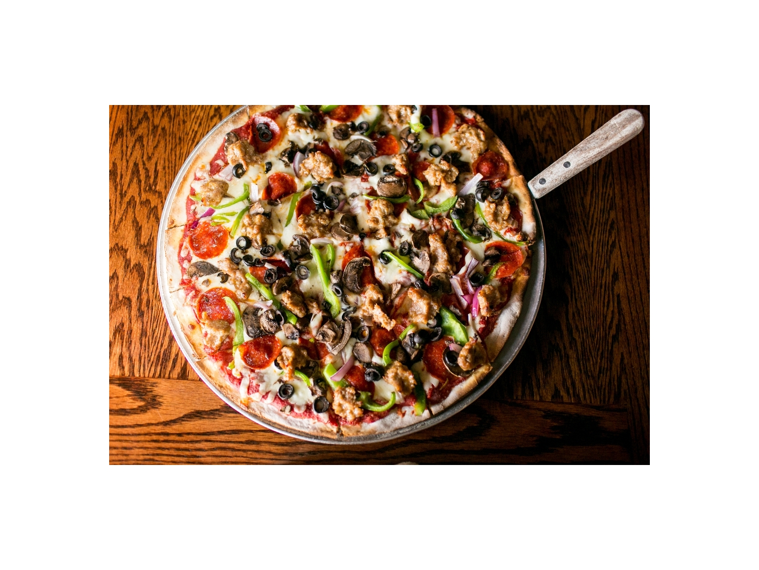 Order 14" Bombers Special Pizza food online from Buck & Honey store, Waunakee on bringmethat.com
