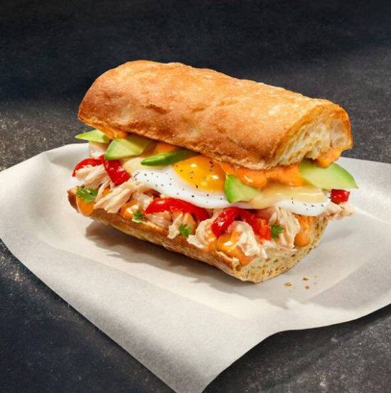 Order Chipotle Chicken, Egg & Avocado on Ciabatta food online from Panera store, Middleburg Heights on bringmethat.com