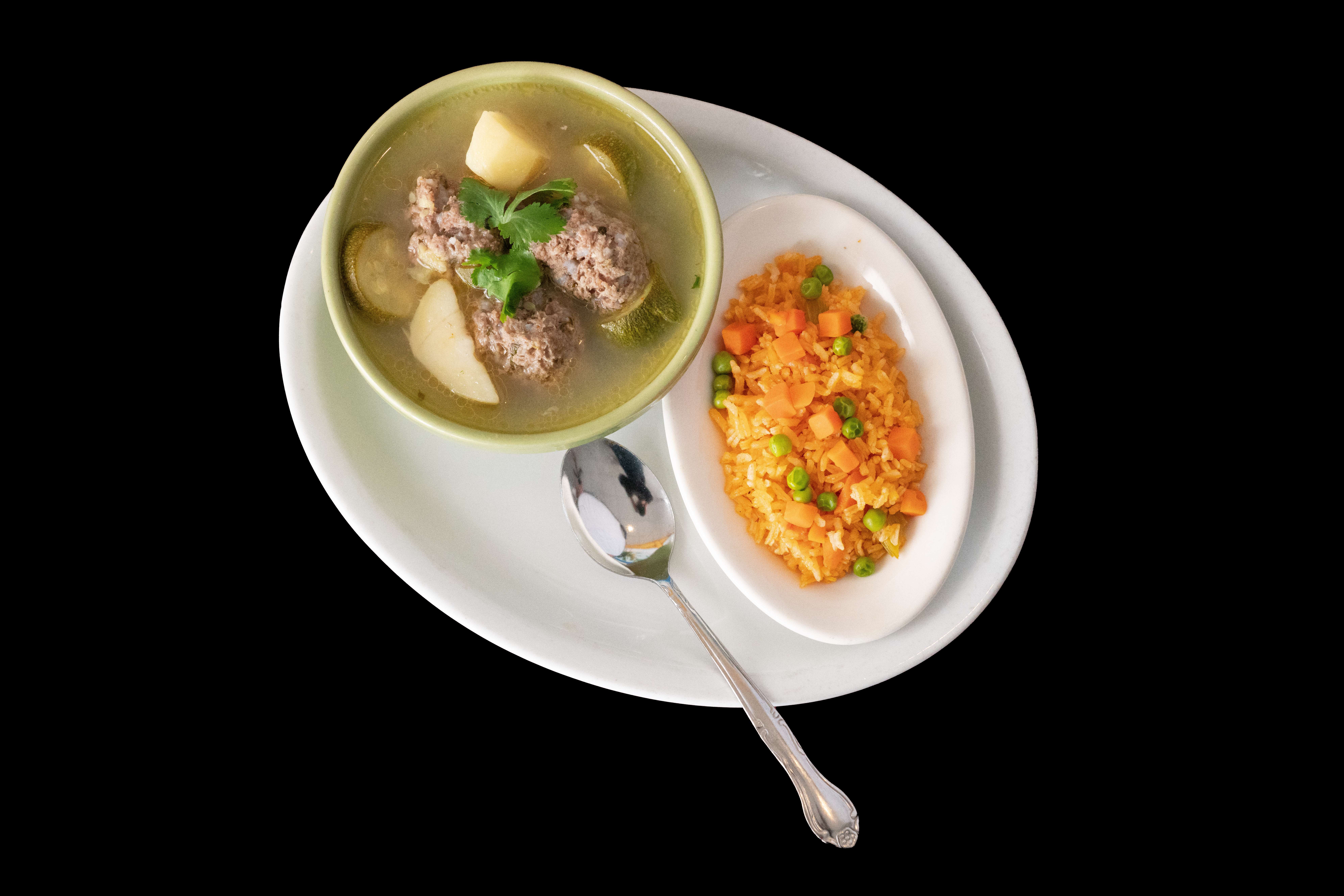 Order Albondigas Soup food online from La Costa Restaurant store, Sandy on bringmethat.com