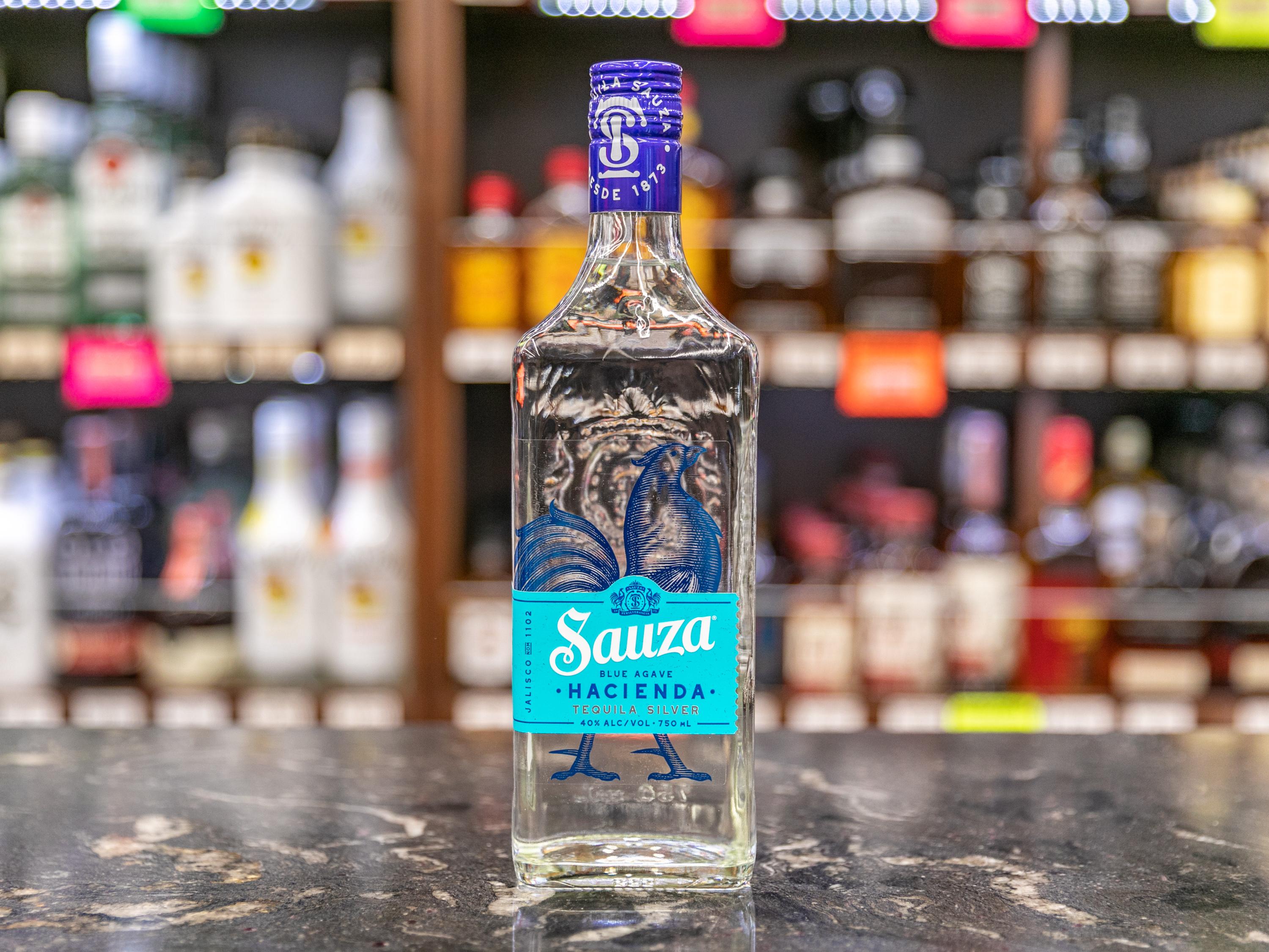 Order Sauza Silver Tequila Bottle 750 ml. food online from Hilltop Liquor store, San Diego on bringmethat.com