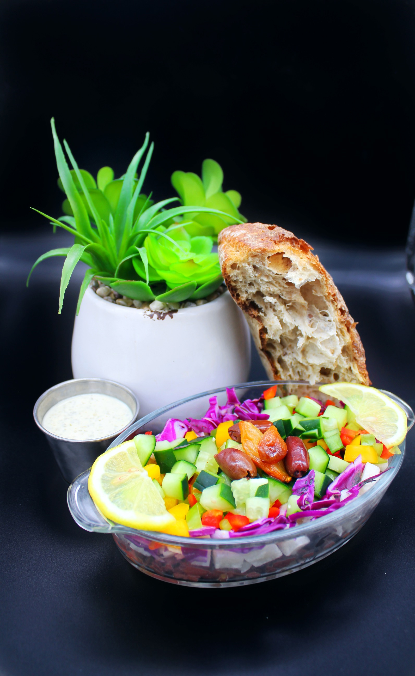 Order Salad Shirazi – Rainbow Salad food online from Burnt Offerings store, Las Vegas on bringmethat.com