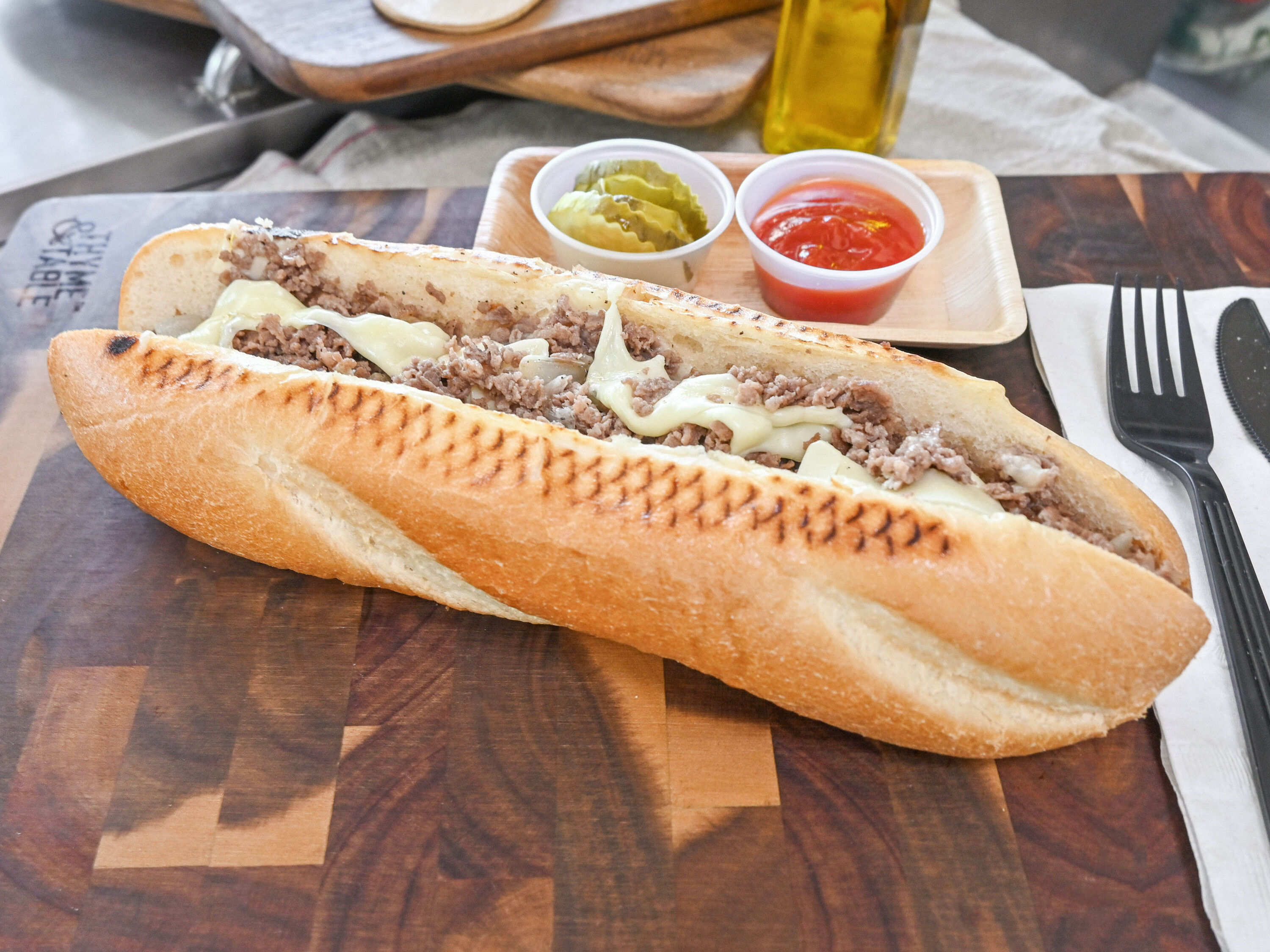 Order Cheesesteak Sandwich food online from New Venice Pizza store, Elkins Park on bringmethat.com