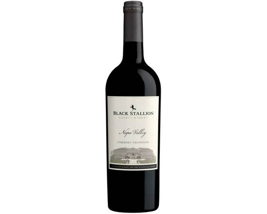 Order Black Stallion Cabernet Sauvignon, 750mL wine (14.5% ABV) food online from Ranch Market Too store, Yountville on bringmethat.com