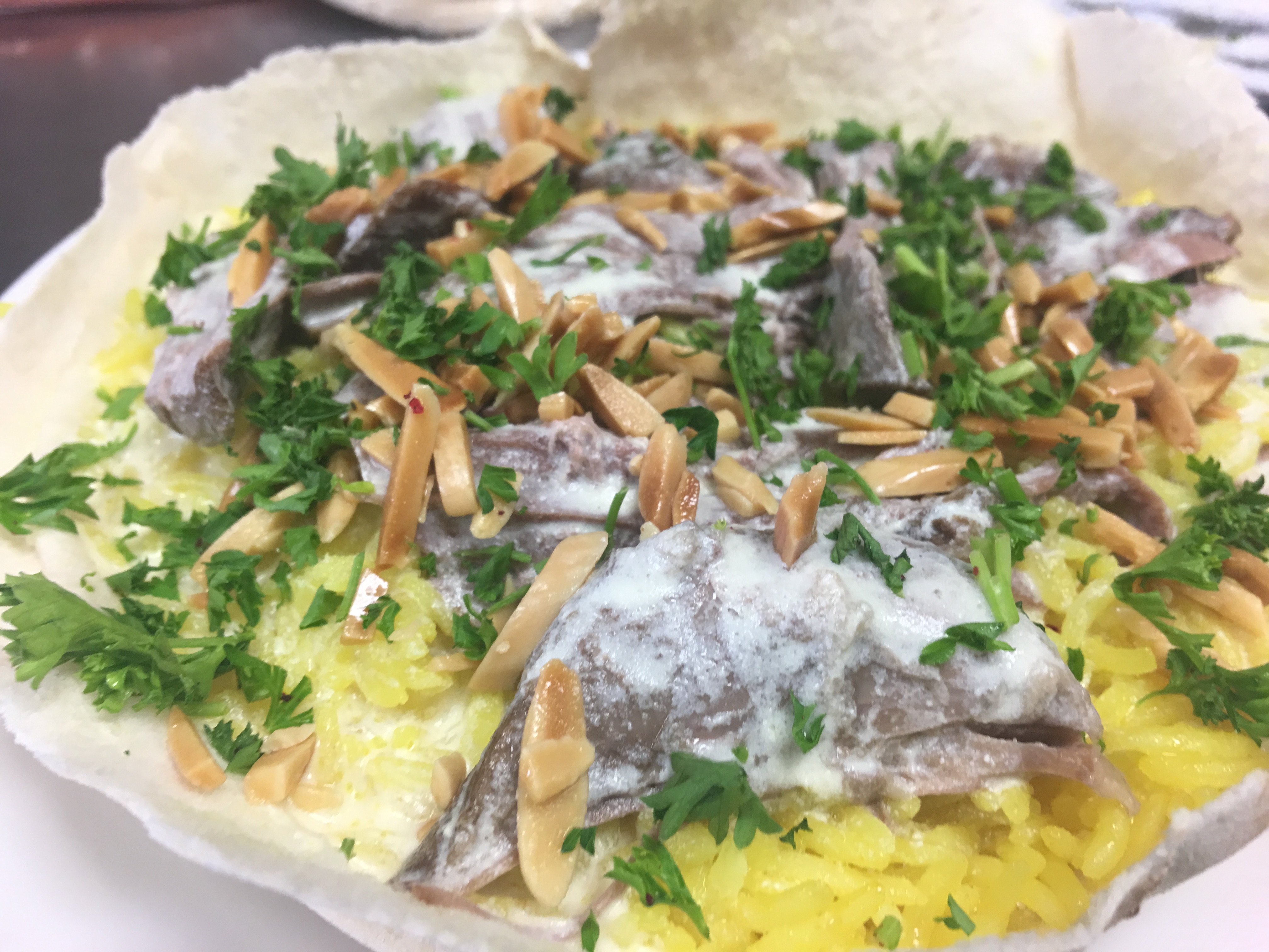 Order Mansaf with Lamb (NEW ITEM) food online from Salam store, Chicago on bringmethat.com