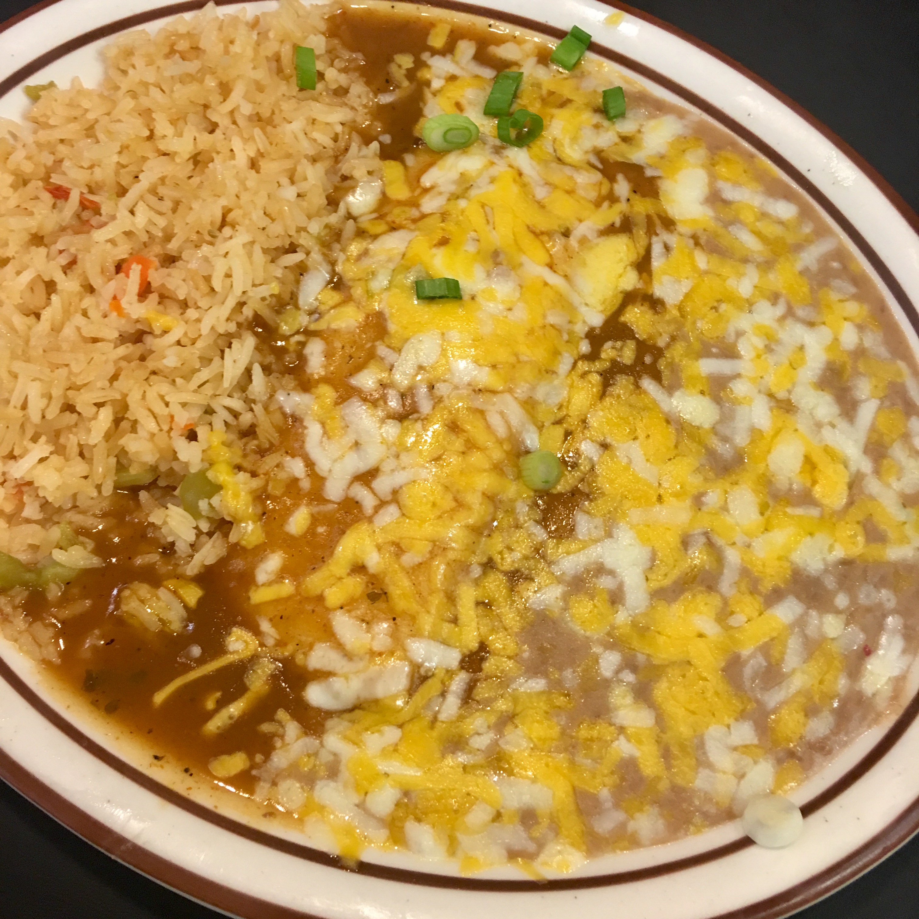 Order Cheese Enchiladas Dinner food online from Tio's Mexican Food - Day Creek store, Rancho Cucamonga on bringmethat.com
