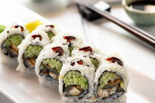 Order Eel Cucumber Roll food online from Sumo Japanese Restaurant store, Wenatchee on bringmethat.com