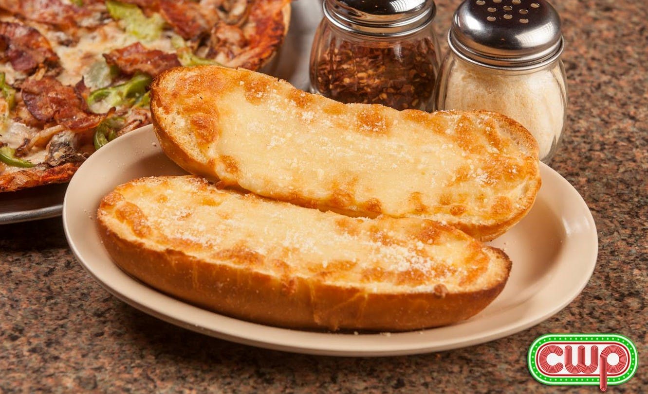 Order Cheese Garlic Bread - Appetizer food online from Cecil Whittaker's Pizzeria store, Festus on bringmethat.com