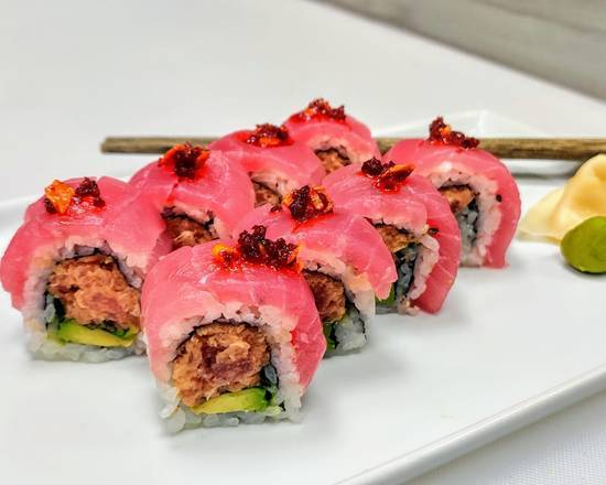 Order Tiger Tuna Roll food online from Sushi Cafe Watertown store, Watertown on bringmethat.com