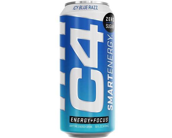 Order C4 Smart Energy Carbonated Drink - Icy Blue Razz  16 oz food online from Starway Liquor store, Bell Gardens on bringmethat.com