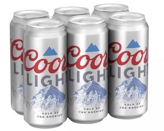 Order Coors Light, 6pk-16oz can beer (4.2% ABV) food online from Cold Spring Liquor store, Liberty Hill on bringmethat.com