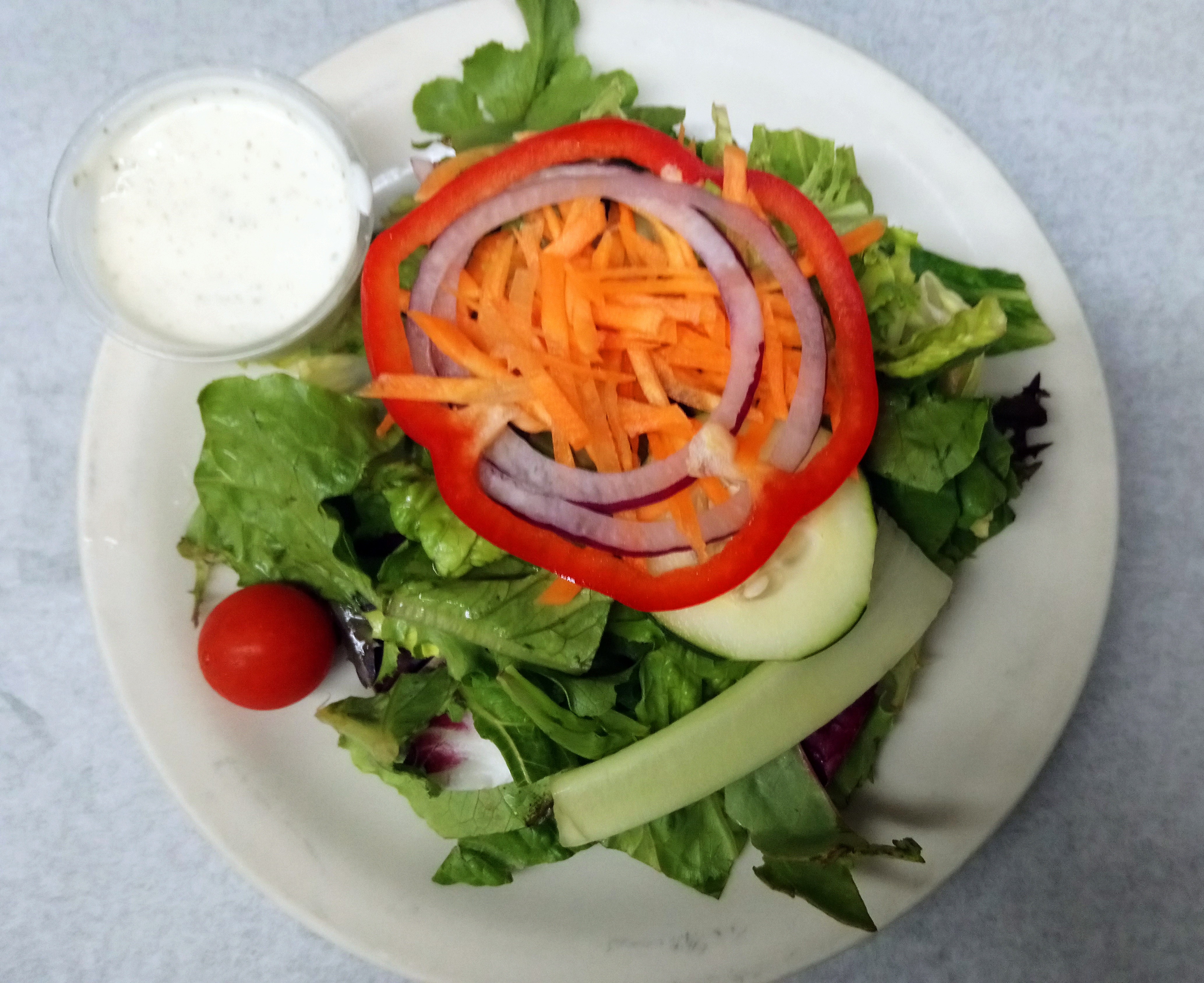 Order House Side Salad food online from Leona's Pizza store, Chicago on bringmethat.com