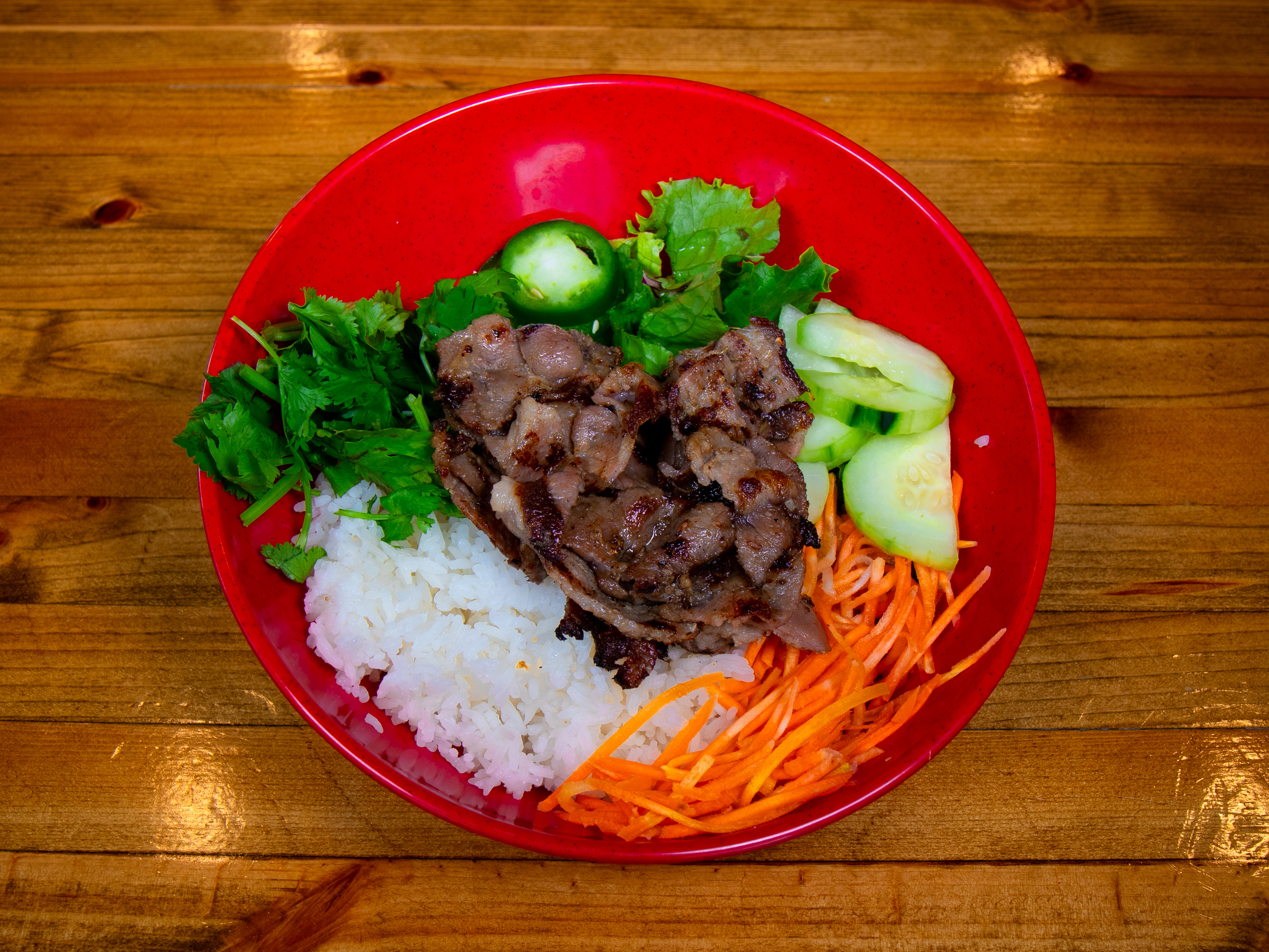 Order Jasmine Rice Bowl food online from Moi Vietnamese Grill store, Pflugerville on bringmethat.com