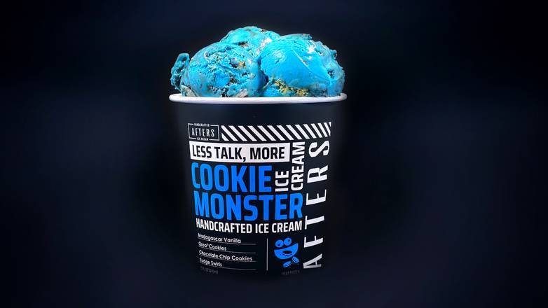 Order Cookie Monster Quart food online from Afters Ice Cream store, San Bernardino on bringmethat.com
