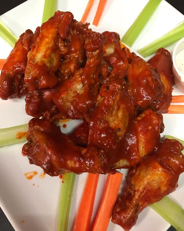 Order 1 Dozen Pollo Wings (hot-hot) food online from Bandido Hideout store, Albuquerque on bringmethat.com