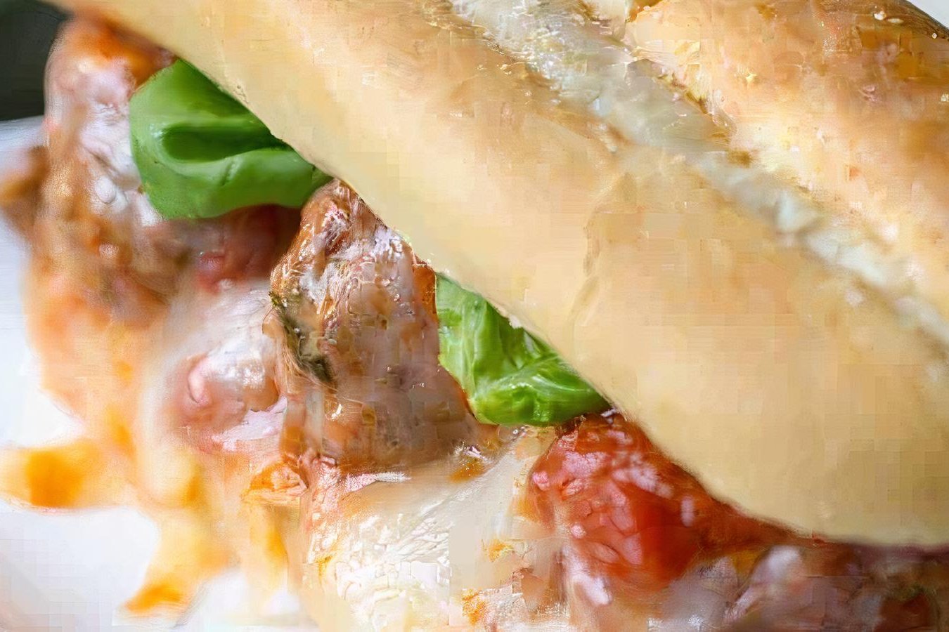 Order Meatball Parmigiana Sub food online from Cucina Pizza by Design store, West Palm Beach on bringmethat.com