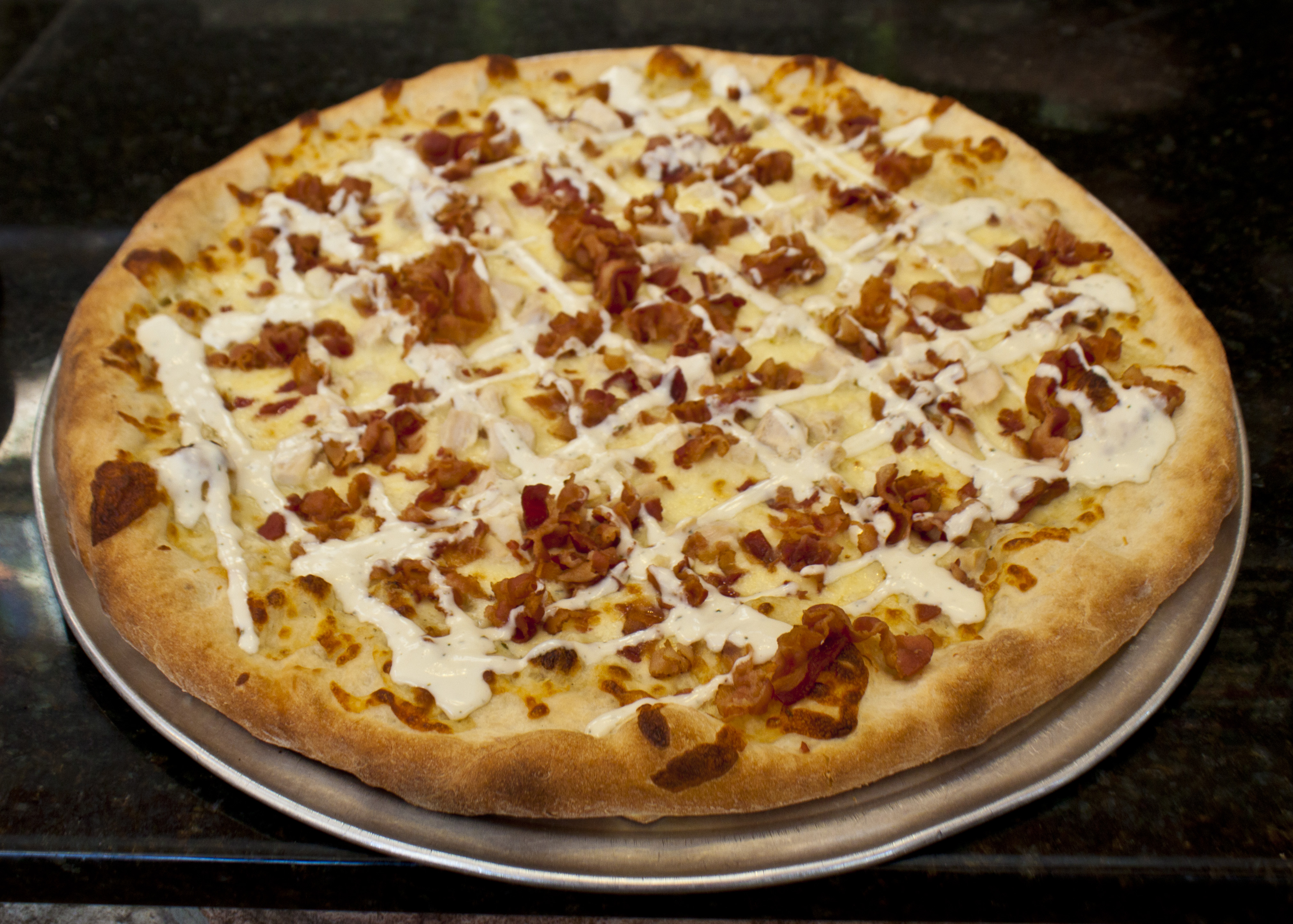 Order Chicken Bacon Ranch Pizza food online from Kasa Pizza store, Cresco on bringmethat.com