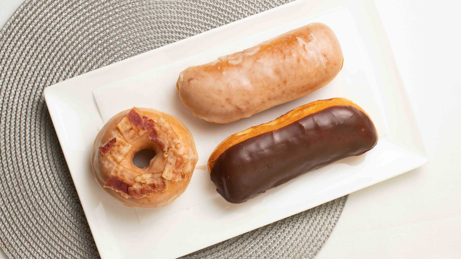 Order Chocolate Long John food online from country donutz store, Salisbury on bringmethat.com