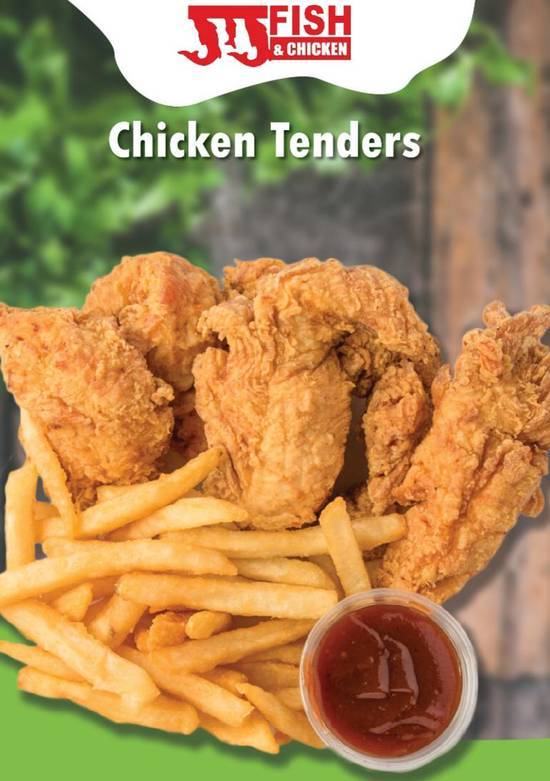 Order 6 Pc Chicken Tenders food online from Jj Fish & Chicken store, Justice on bringmethat.com