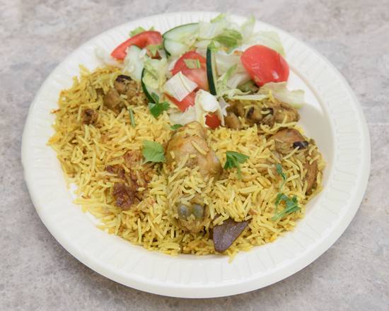 Order 17. Chicken Biryani food online from Kabob Palace Family Restaurant store, Arlington on bringmethat.com