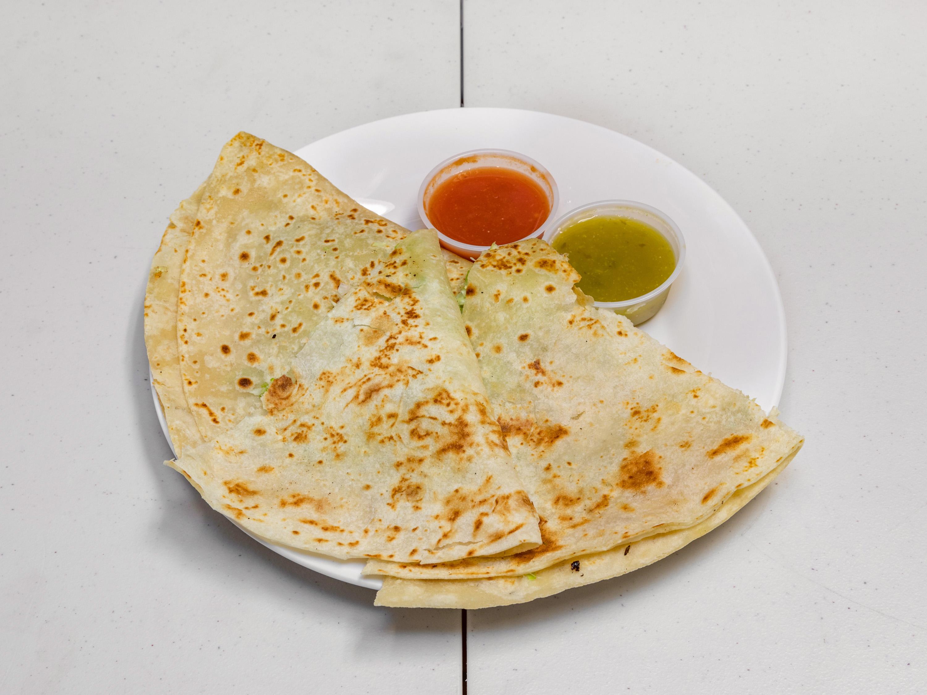 Order Cheese Quesadilla food online from Adalberto Mexican store, Scottsdale on bringmethat.com