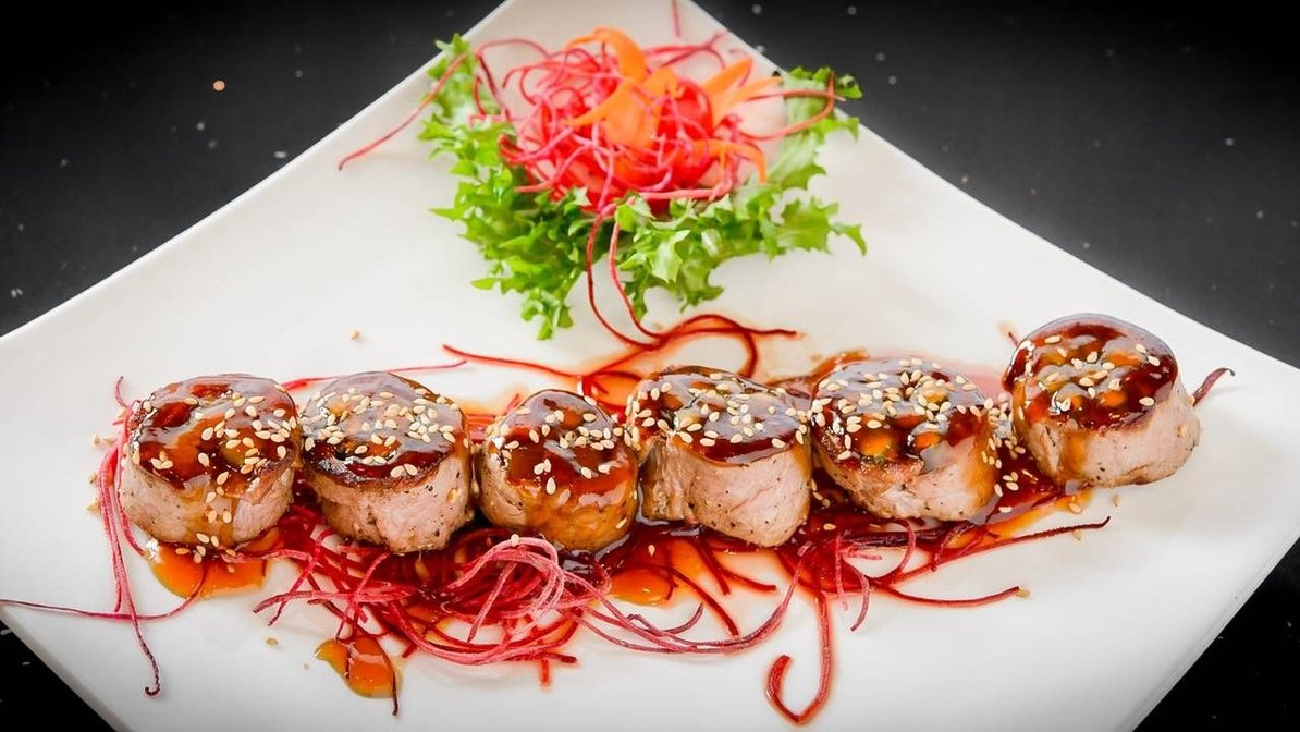 Order Beef Negimaki food online from Shinto Japanese Steakhouse & Sushi Bar store, Naperville on bringmethat.com
