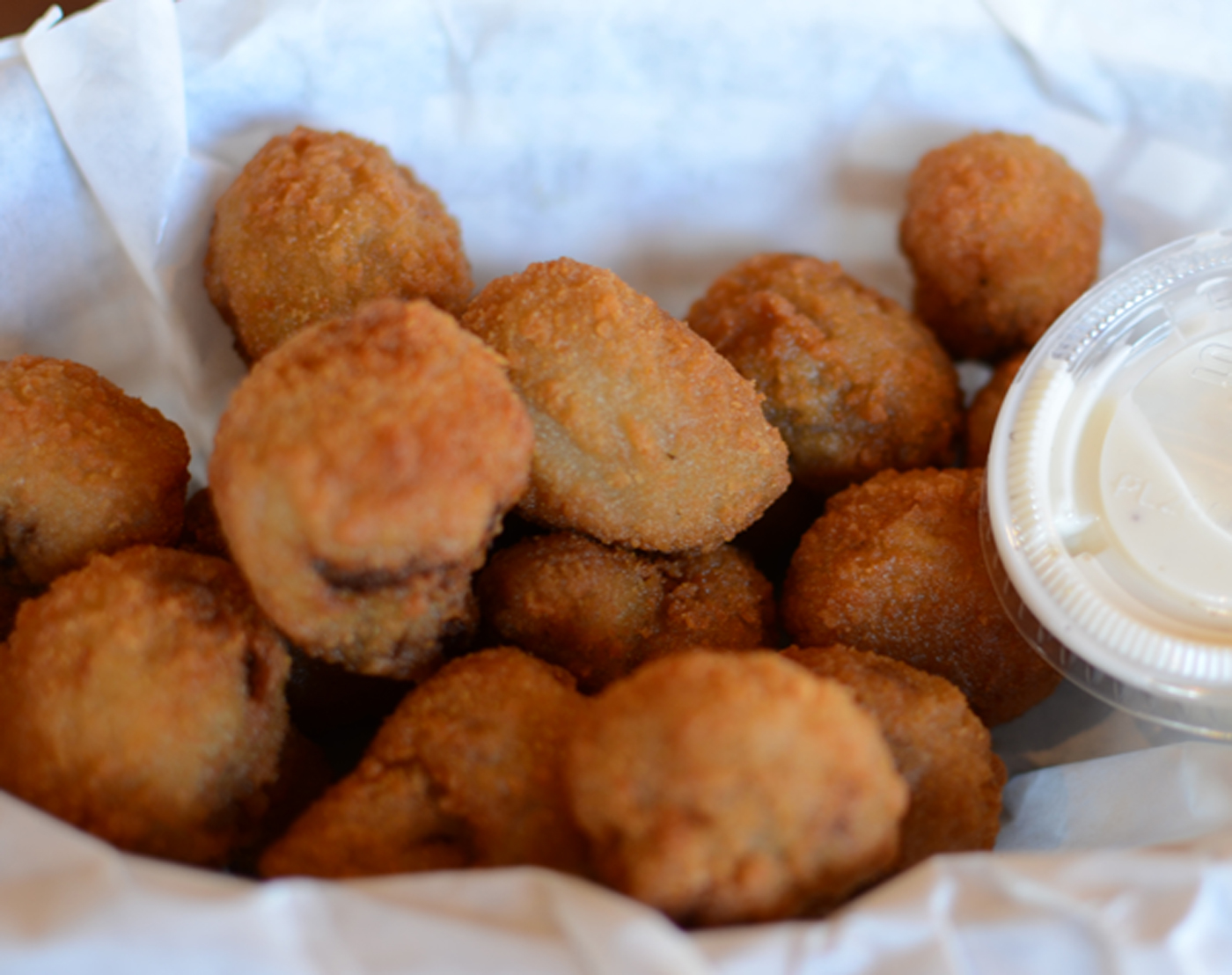 Order Fried Mushrooms food online from Gemato's Grill store, Naperville on bringmethat.com