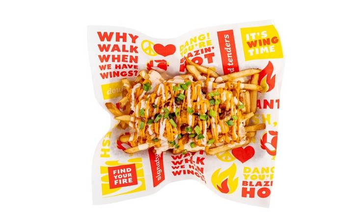 Order buffalo loaded fries* food online from Wingstand By Jefferson store, Kansas City on bringmethat.com