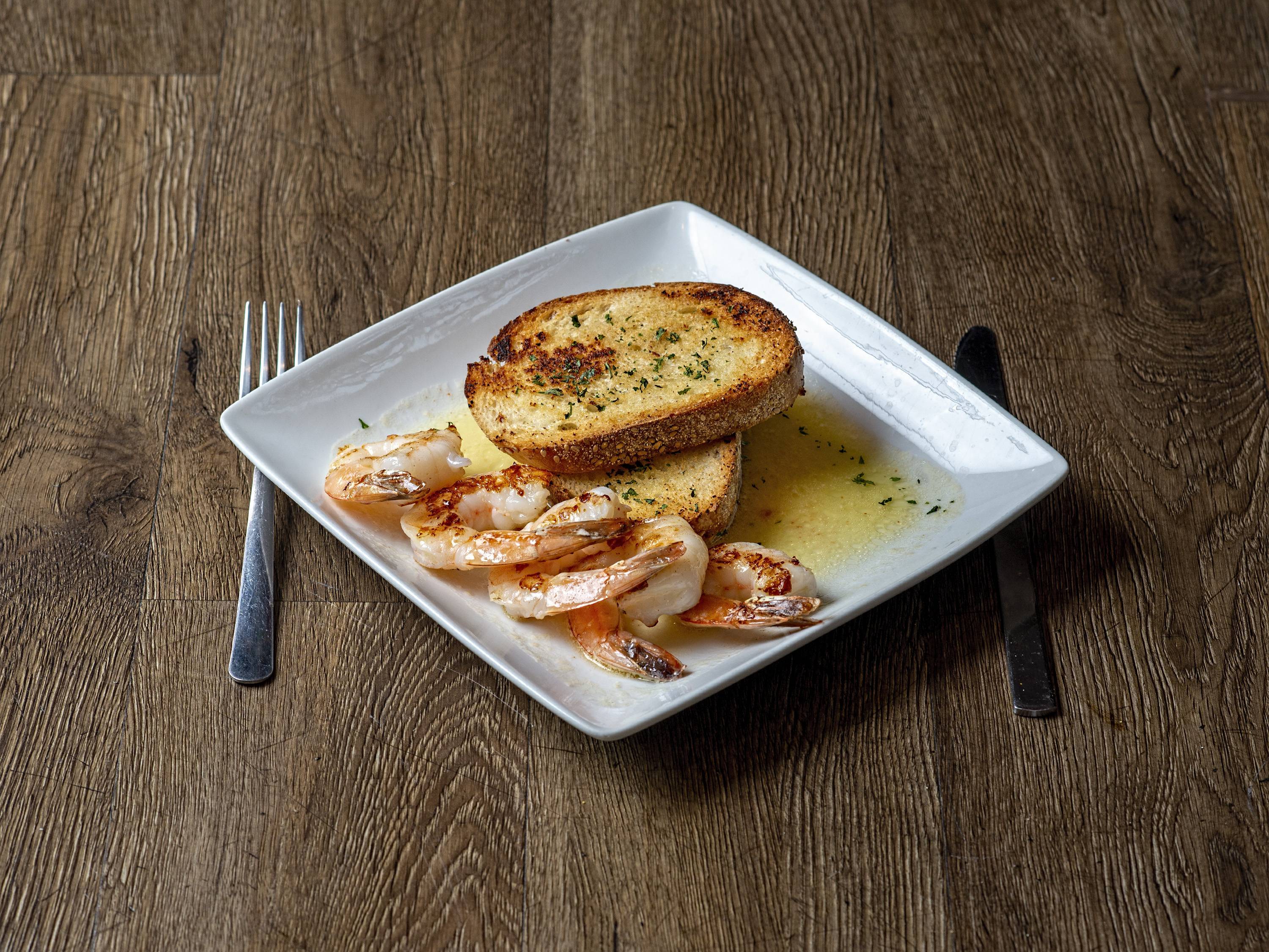 Order Special Uncle Thom's Garlic Marinated Shrimp food online from Charley Tavern store, Jefferson on bringmethat.com