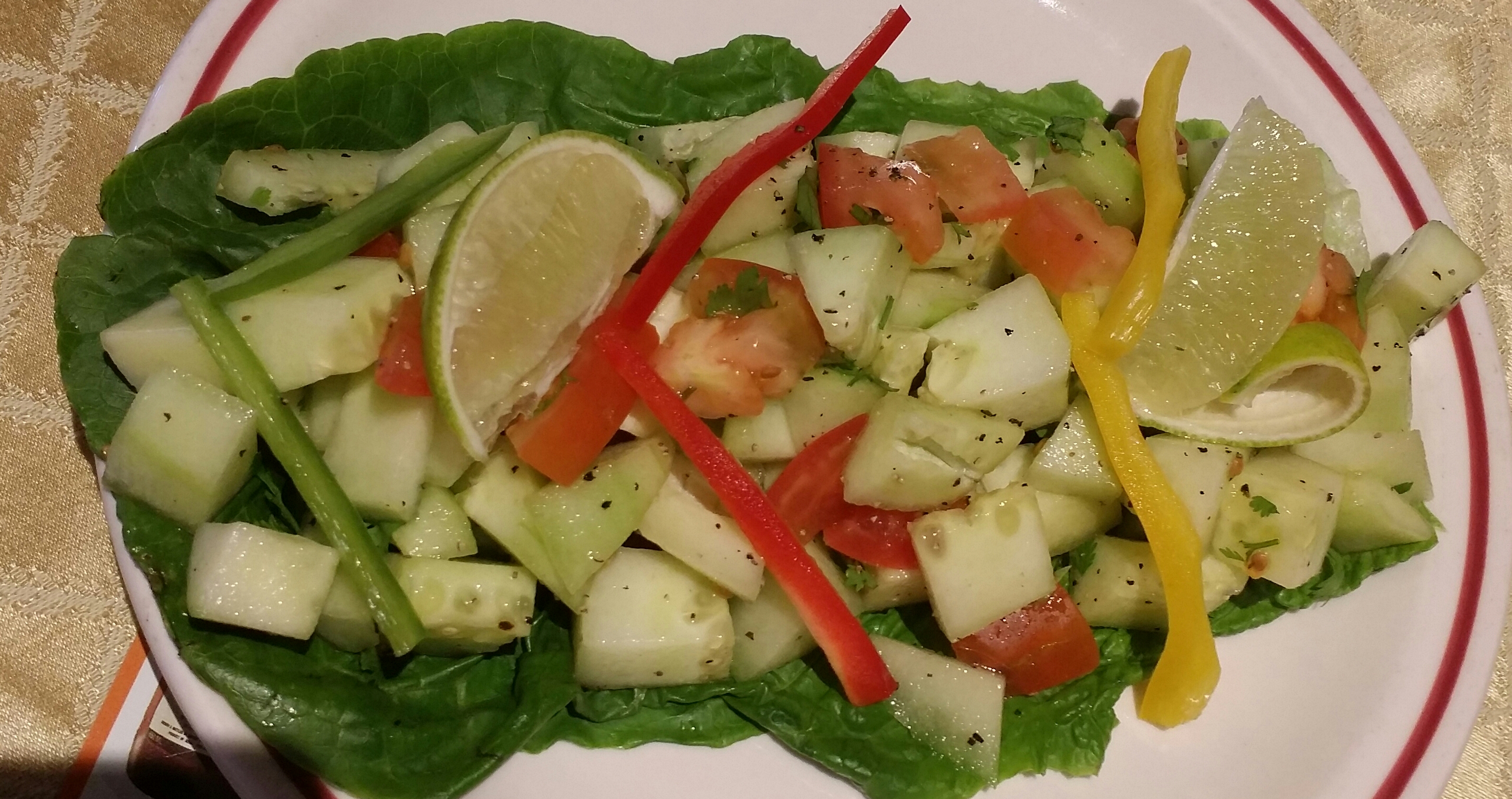 Order Cucumber Salad food online from Mahan Indian Restaurant store, Alhambra on bringmethat.com