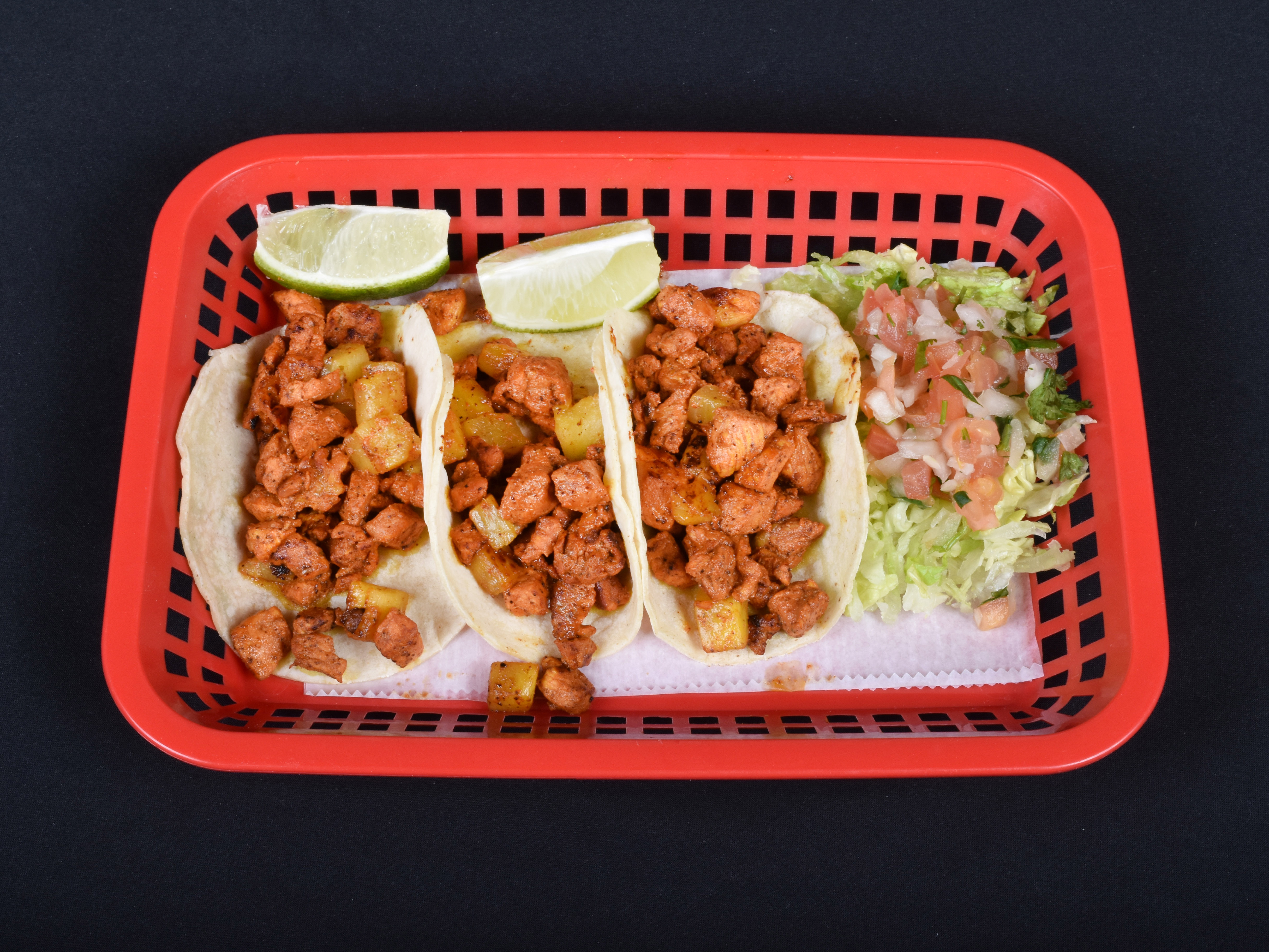Order TACOS AL PASTOR food online from Tabasco Mexican Grill store, Ossining on bringmethat.com