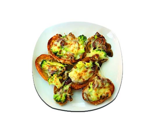Order Veggie Potato Skins food online from PizzaPie store, Cromwell on bringmethat.com