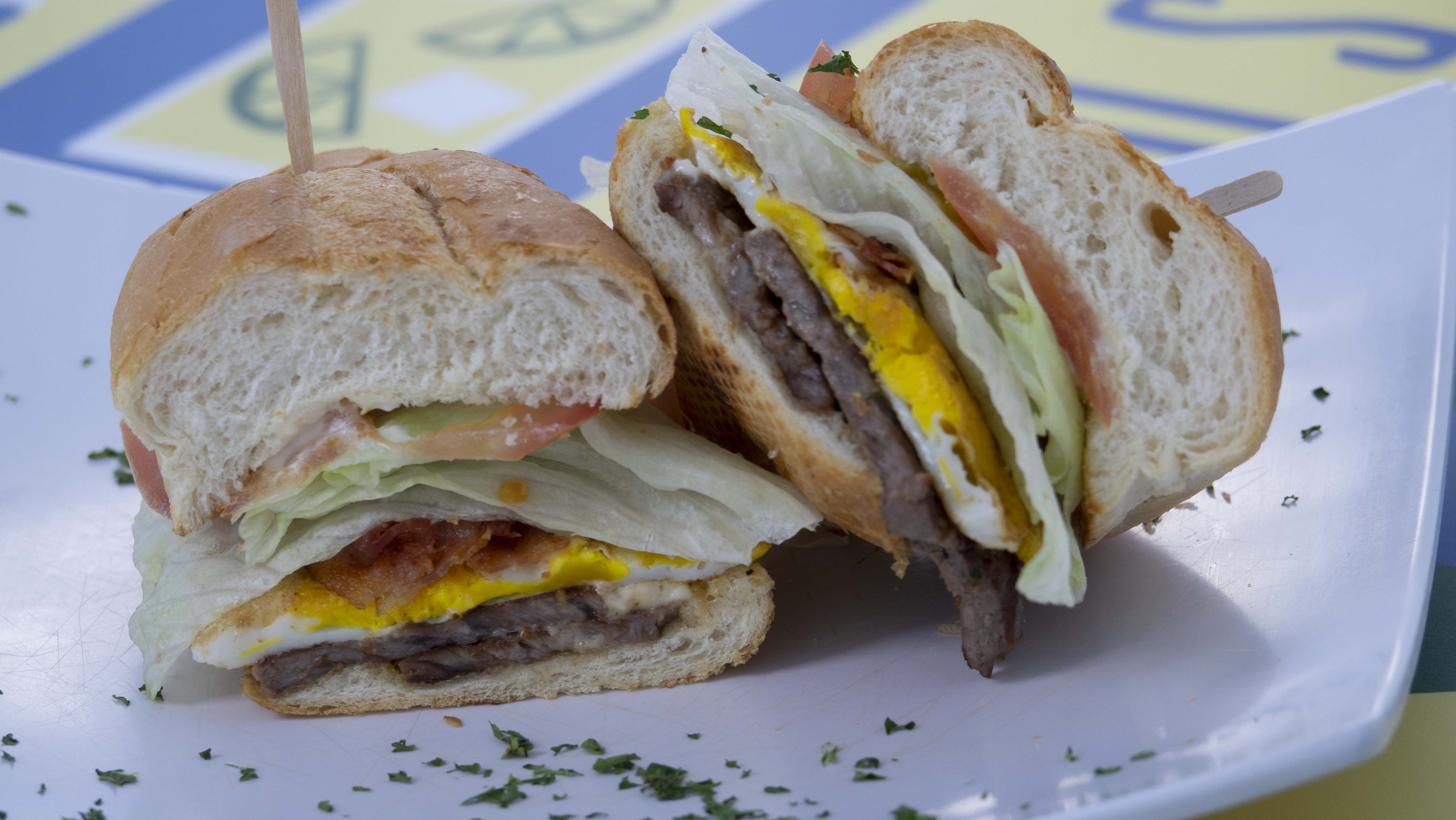 Order 201. X-Tudo Tri Tip Beef Sandwich  food online from Brazilian Plate House store, Torrance on bringmethat.com