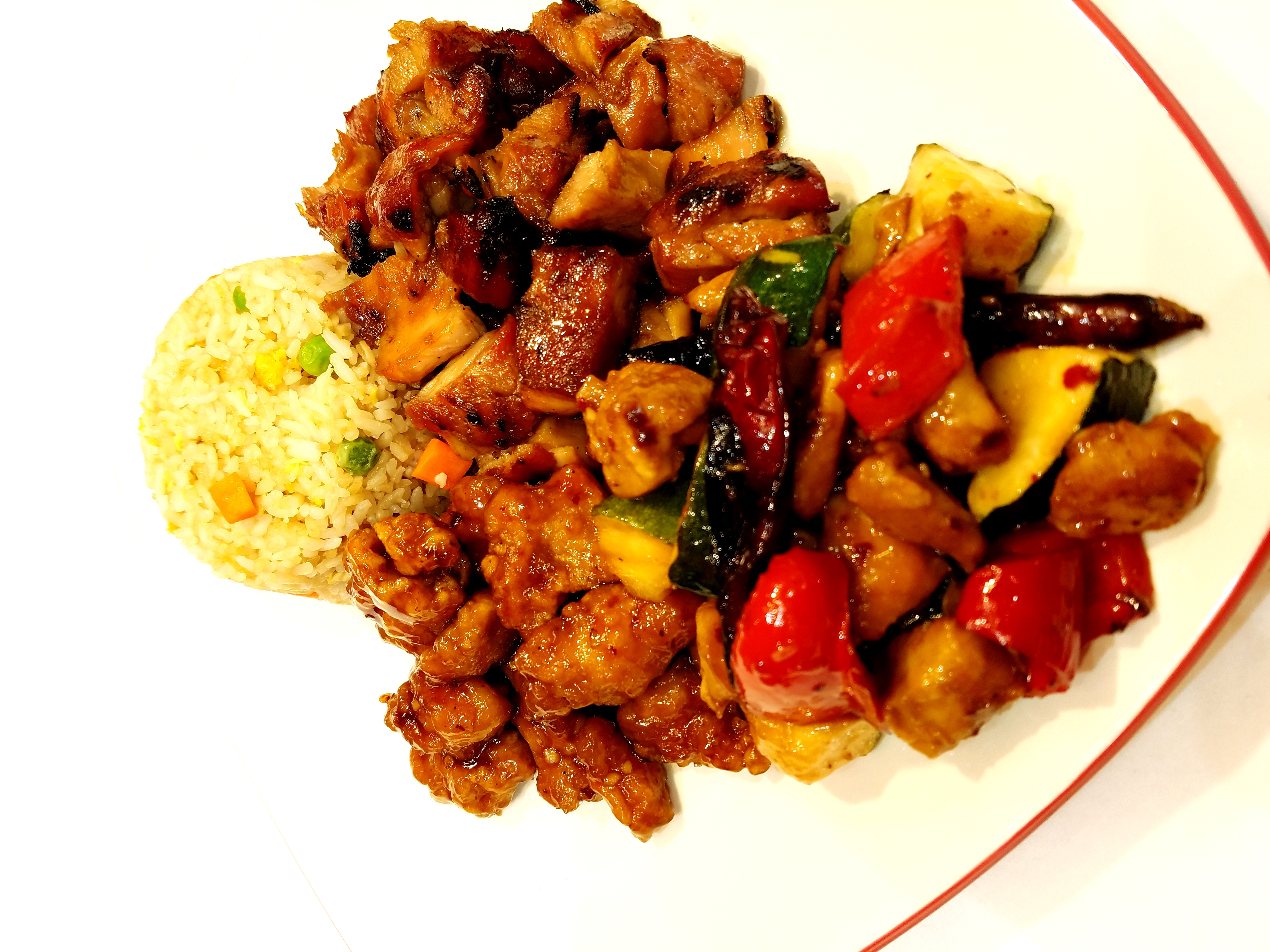 Order 3 Entree and 1 Side Combo food online from Asian Chao store, Youngstown on bringmethat.com