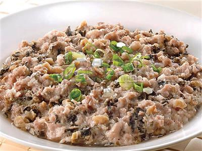 Order Steamed Minced Pork with Pickled Vegetable food online from MingHin Cuisine - Rolling Meadows store, Rolling Meadows on bringmethat.com