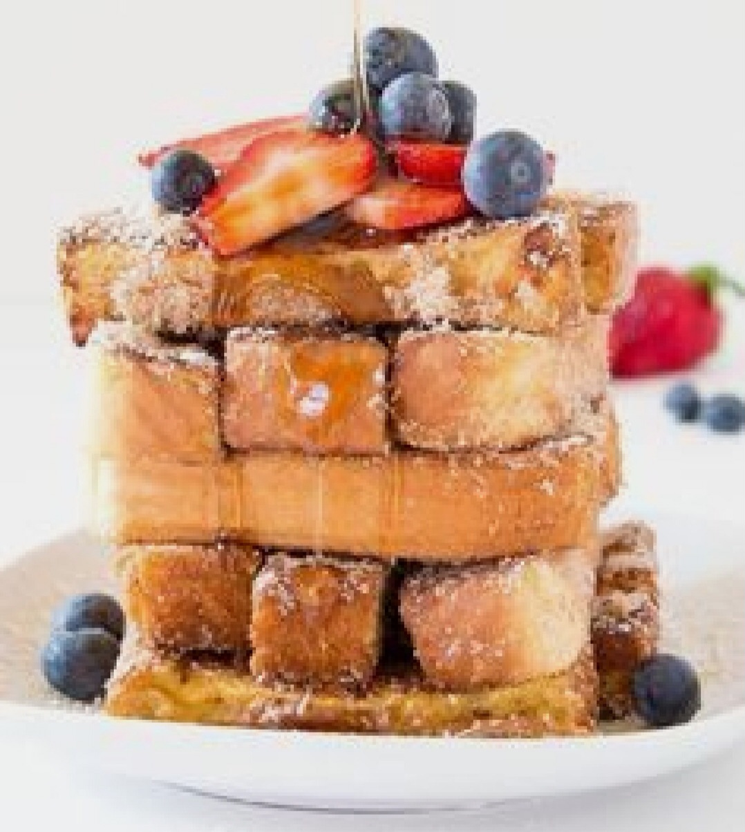 Order Fruit French toast  food online from Bagels & More store, Edgewater on bringmethat.com