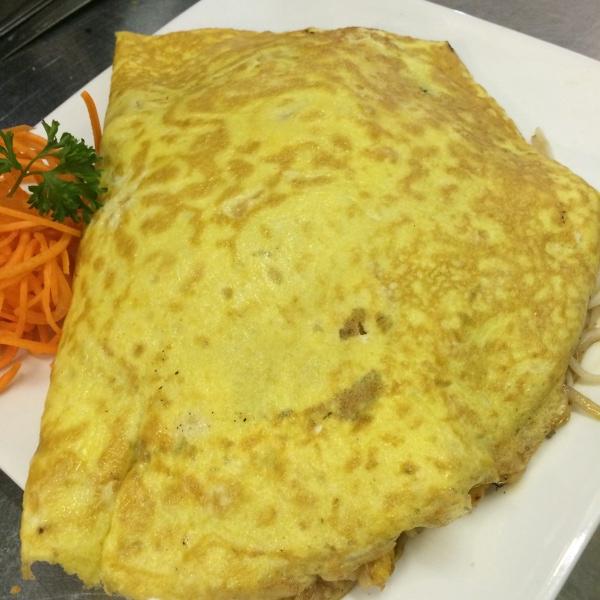 Order Omelet Pad Thai food online from Thai Tea Asian Fusion Cafe  store, Irving on bringmethat.com