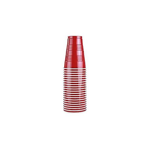 Order BevMo! Plastic Red Cups 100CT (18 OZ) 97508 food online from BevMo! store, Milpitas on bringmethat.com