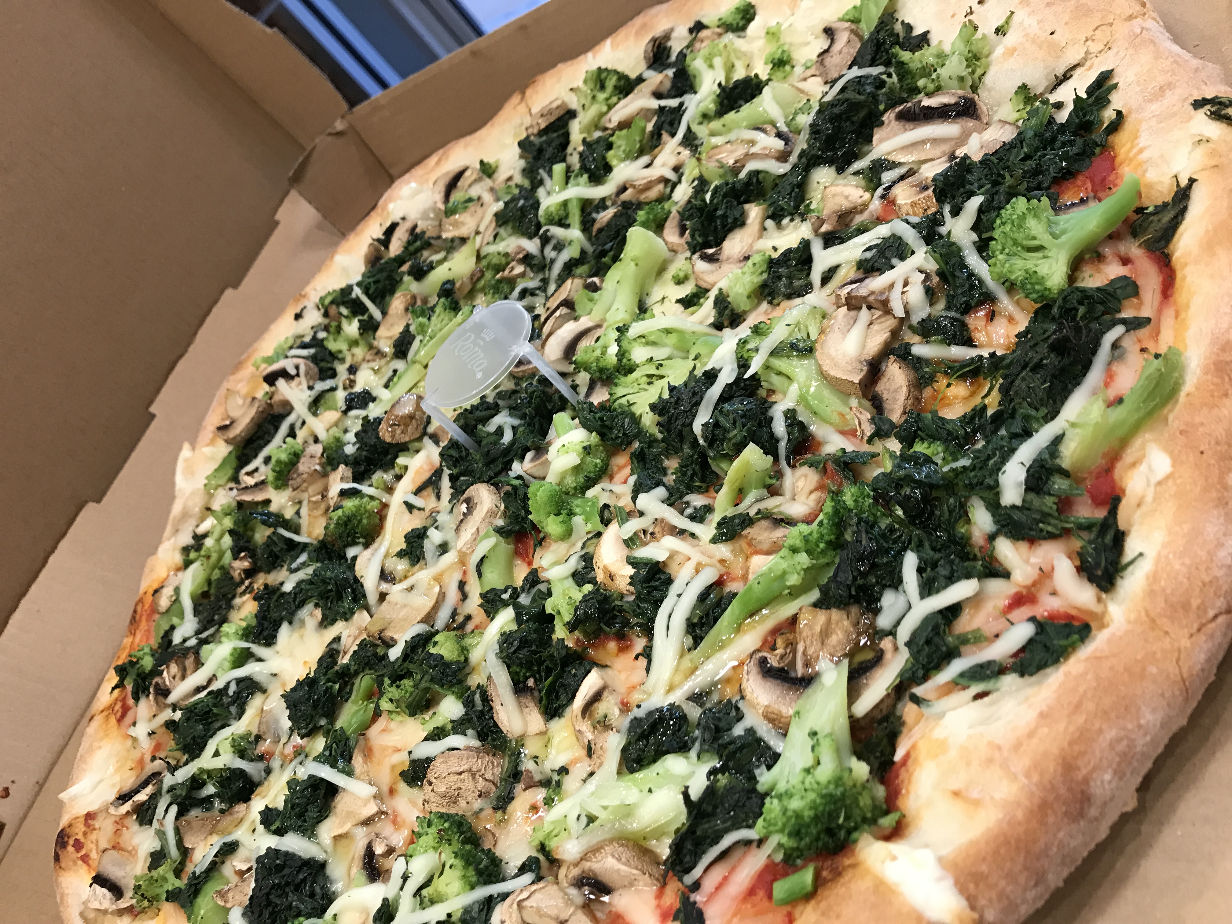 Order 18" Mixed Veggie with VEGAN Cheese and Sauce food online from Joe's pizza store, Philadelphia on bringmethat.com