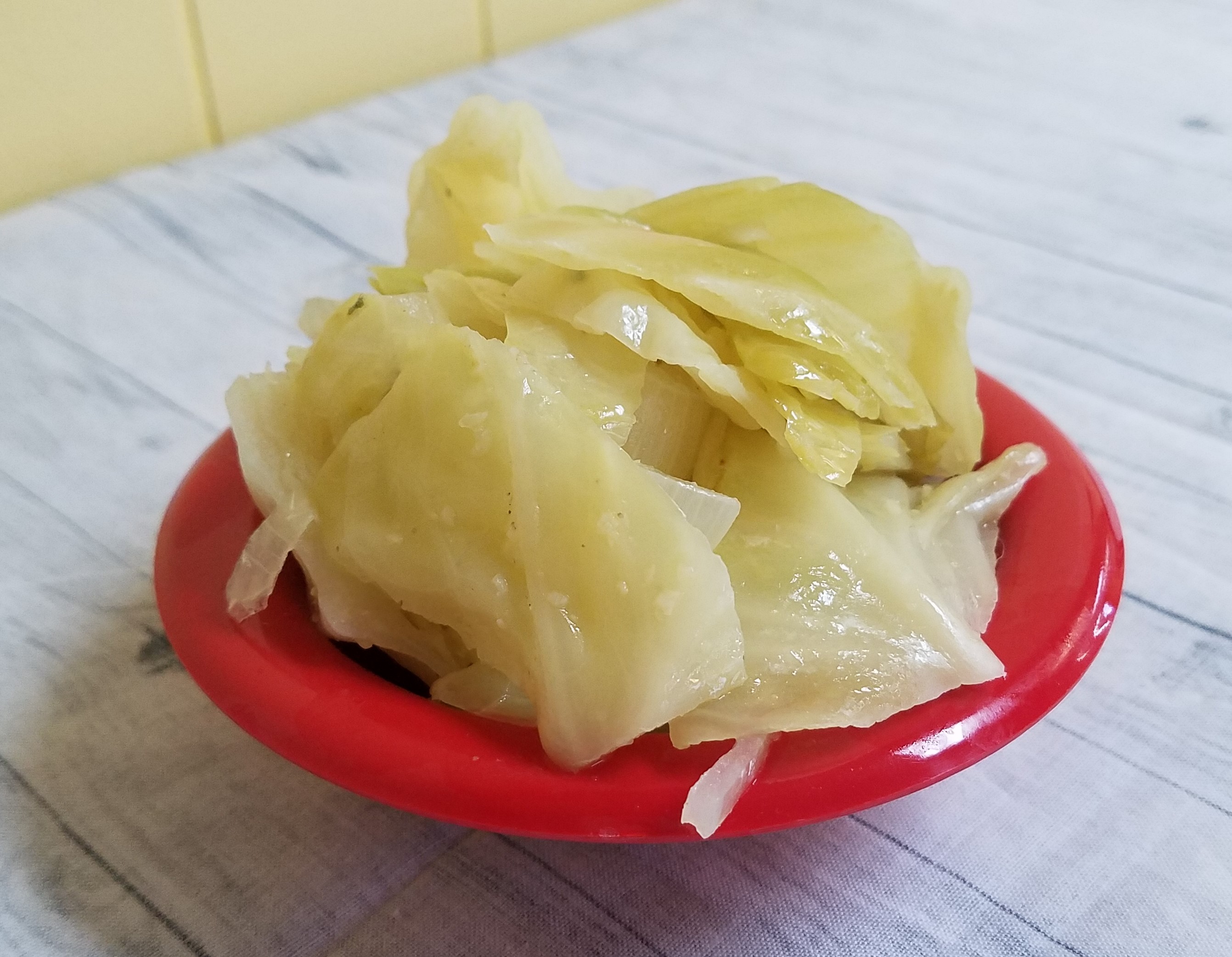 Order Steamed Cabbage food online from Rj Southernhome Cooking store, Downey on bringmethat.com